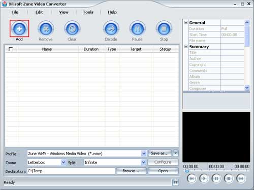 How to convert video to Zune